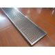 SS 304 Steel bar Grating  Shower  Bathroom Floor Linear Drainanage cover grating