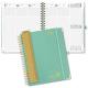 Hardcover Spiral 2023 Weekly Planner 6.5x8.5 Daily Weekly Schedule Light Green
