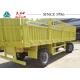 80000kg Gooseneck Flatbed Trailer 4 Axle High Fence