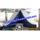 Lake Inflatable Floating Water Slide / Inflatable Water Games Float Climb And Slide