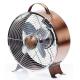Copper 9 Inch Antique Electric Fans SAA Metal With 30W 2 Speed Motor