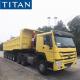TITAN 6 axle 40-80 ton new tractor tipping tipper trailers for sale