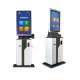 21.5 Inch Smart Hotel Check Out Check In Kiosk With Credit Card Payment Terminal