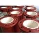 OEM Alumina Ceramic Lining Pipe Welded The Stud Ceramic Coated Pipe