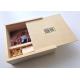 Wedding Memory Wooden Photo Album Box , Wedding Usb Presentation Boxes