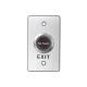 Aluminum Alloy Faceplate Touchless Exit Button For Door Acess System 9 - 12V DC