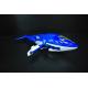 Blue Shark Figure Transformer Robot Toy Easy Operation For Display