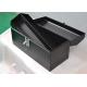 16 Inch black color Metal Tool Box Tools Package With Buckle Lock