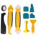 Silicone Sealant Remover Tool Caulking Tool Kit with Plastic Scraper/Caulk Remover/Nozzle Perfect for Bathroom