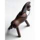 Exclusive Oak Beech Handcrafted Wooden Animals Wooden Horse Toy For Baby