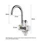 304 Stainless Instant Electric Water Heater Tap IPX4 Deck Mounted Kitchen Faucet