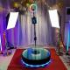 New Adjustable Photobooth Party Hot selling RGB LED 360 Photo Booth