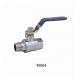 Brass forging Ball Valve 10004 with Chrome plating 600PSI (male-female）