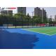Liquid Painting Silicon PU Coating Rubber Sports Court Flooring