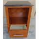 Wooden hotel furniture stone top  night stand/bed side table NT-0003