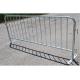 Portable Metal Pedestrian Barriers / Crowd Safety Barriers For Construction Concert