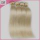 Top Quality Mink Peruvian Straight Blonde Hair 8A full Cuticle White Blonde Hair Extensions