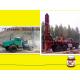Truck mounted drilling rig testing in desert TST-150