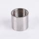 Sanitary Stainless Steel 201 304 Pipe Coupling for Water Media Female Threaded Nipple