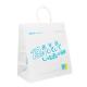 Paper Twist Rope Eco Friendly Paper Bag 8 Color Flexo Printing Handle Paper Bags