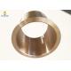 Wear Resistant Flange Bronze Bushings Long Life With Oil Groove