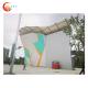 Outdoor Speed Climbing Wall 15.5m High Mobile Climbing Wall For Trampoline Park