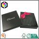Luxury Black Color Print Paper Gift Box for T Shirt; Garment Paper Packaging Box