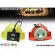 0.38M Cable White Color Coal Miners Headlamp , 8000 lux IP68 Miners Hard Hat Light
