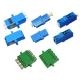 ABS PC Shell Fiber Optic Adapter For Telecommunications Good Repeatability