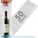Wine Bags wine package With Handles For Restaurants, Bars, Travel, And Housewarming Gifts Tamper Proof Seal