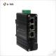 3x10/100/1000T+1xSC Industrial PoE+ Switch 12~48VDC Input, 90W PoE Budget