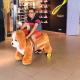 Hansel coin operated kiddy ride on stuffed walking animal rides