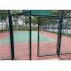 Galvanized Temporary Chain Link Fencing Cyclone / Diamond Mesh 4.0mm For Garden