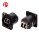 White Black Nylon Air Plug RJ45 Waterproof Connector