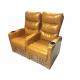 Ergonomically Theater Seating Sofa , Theater Sectional Couch Fireproofed