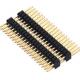 1.27mm Pin Header Connector Dual Row Double Plastic PA9T Black Pcb Pin Connector