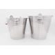 4L Household used different size pail bucket with handle stainless steel water bucket without lid