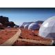 Brown Pvc Standard Luxury Hotel Tent For Two People Nice Camping In Wadi Rum