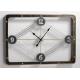 Roman Numerals Metal Wall Art Clock