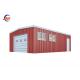 Single Steel Sheet Roofing Three-car Capacity 24x36 Garage for Small Auto Repair Shop
