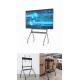 100kg Portable TV Stand Wheels Vesa Floor Stand Mounting Pattern 600x1080mm