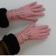 Ladies Fashion goatskin genuine leather gloves finger dress gloves with rivet