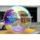 5ft Reflecting Giant Silver Inflatable Mirror Ball For Exhibition Booth Decoration