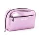 Wholesale Ladies Private Label Travel Pink Waterproof PU Cosmetic Toiletry Bag