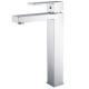 Contemporary Tall Square Mixer Faucet One hole For Art Basin