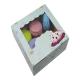 Custom muffin paper box Cupcake box with window Cookie dessert food color box