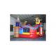 Outdoor Entertainment Inflatable Fun City For Kids Silk Printing