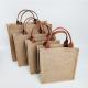 Medium Size 30-50cm Handheld Shopping Bag Jute Linen Bags