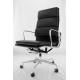 High Back Ergonomic Swivel Chair , Black Modern Office Chair With Lift Function