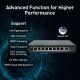 8 10M/100M/1000M/2.5G PoE RJ45 Ports 2.5 Gigabit Switch With LED Indicators Link/Act